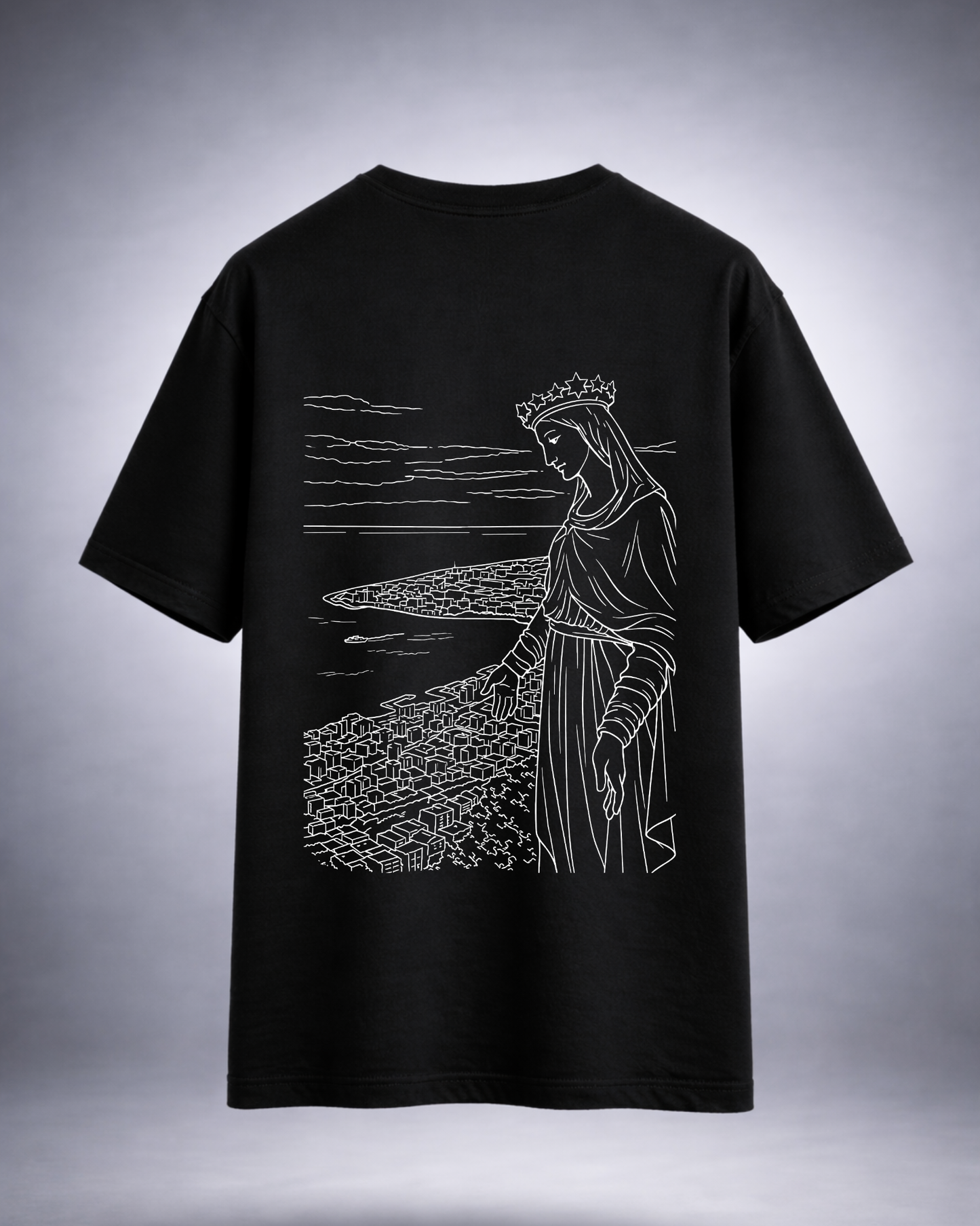 Lady of Lebanon Oversized Tee