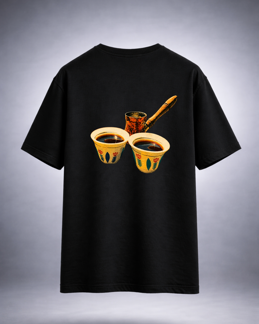 قهوة لبنانية Oversized Tee