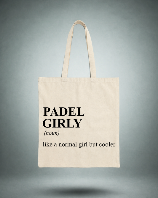 Padel Girly Tote Bag