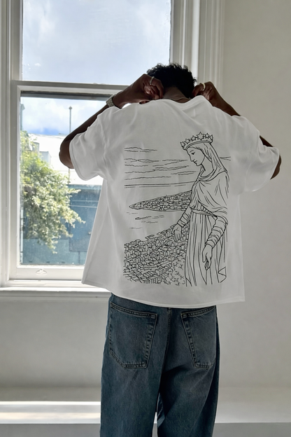 Lady of Lebanon Oversized Tee