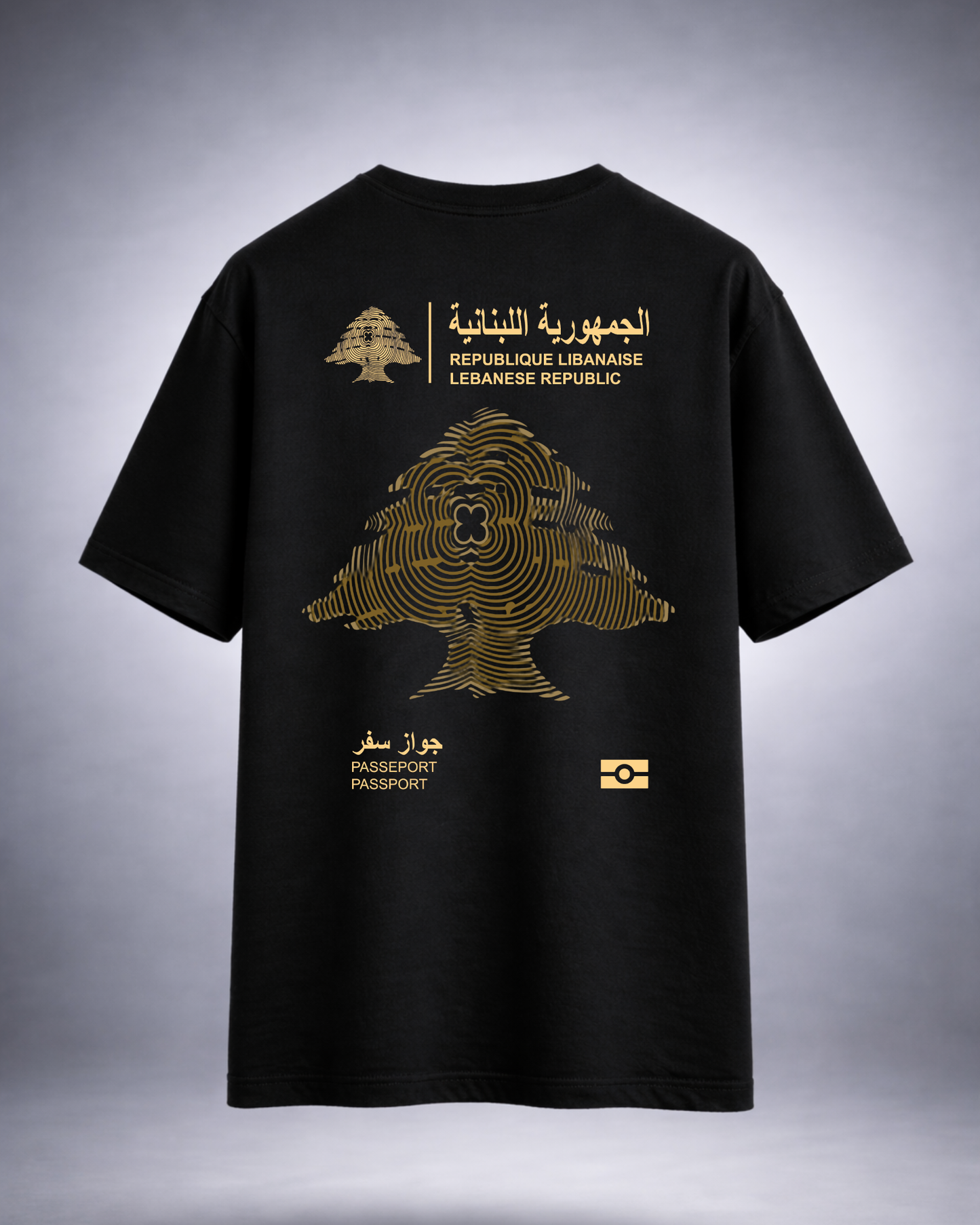 Lebanese Passport Oversized Tee