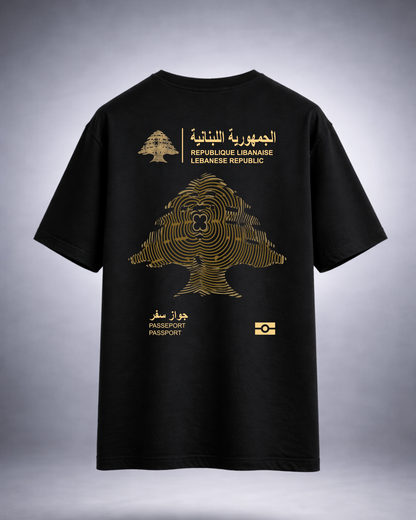 Lebanese Passport Oversized Tee