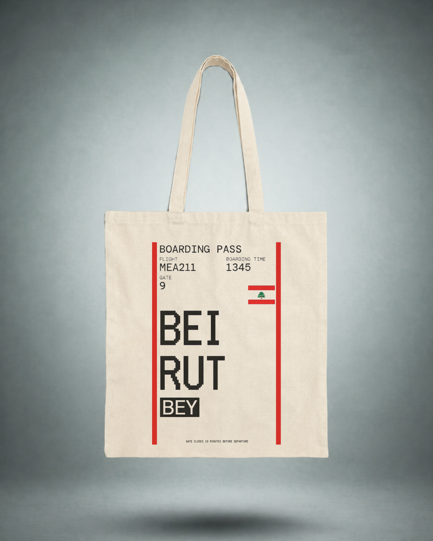Boarding Pass Tote Bag