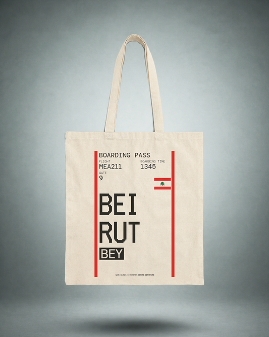 Boarding Pass Tote Bag
