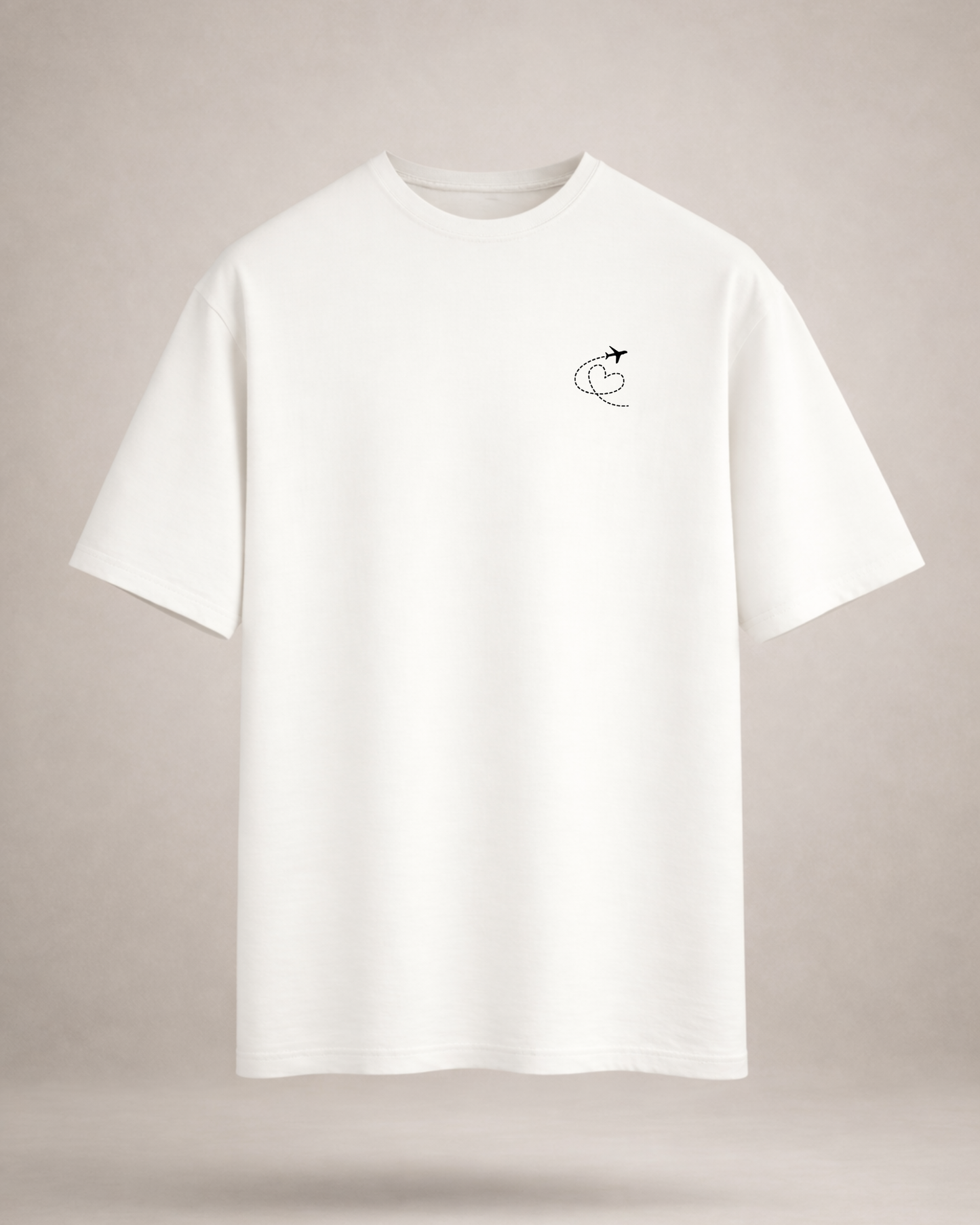 Boarding Pass Oversized Tee