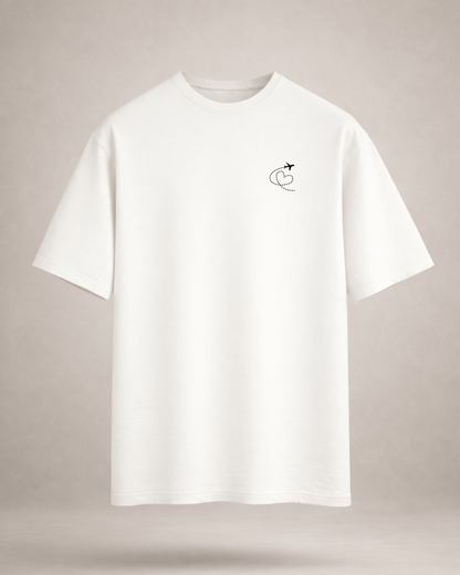 Boarding Pass Oversized Tee