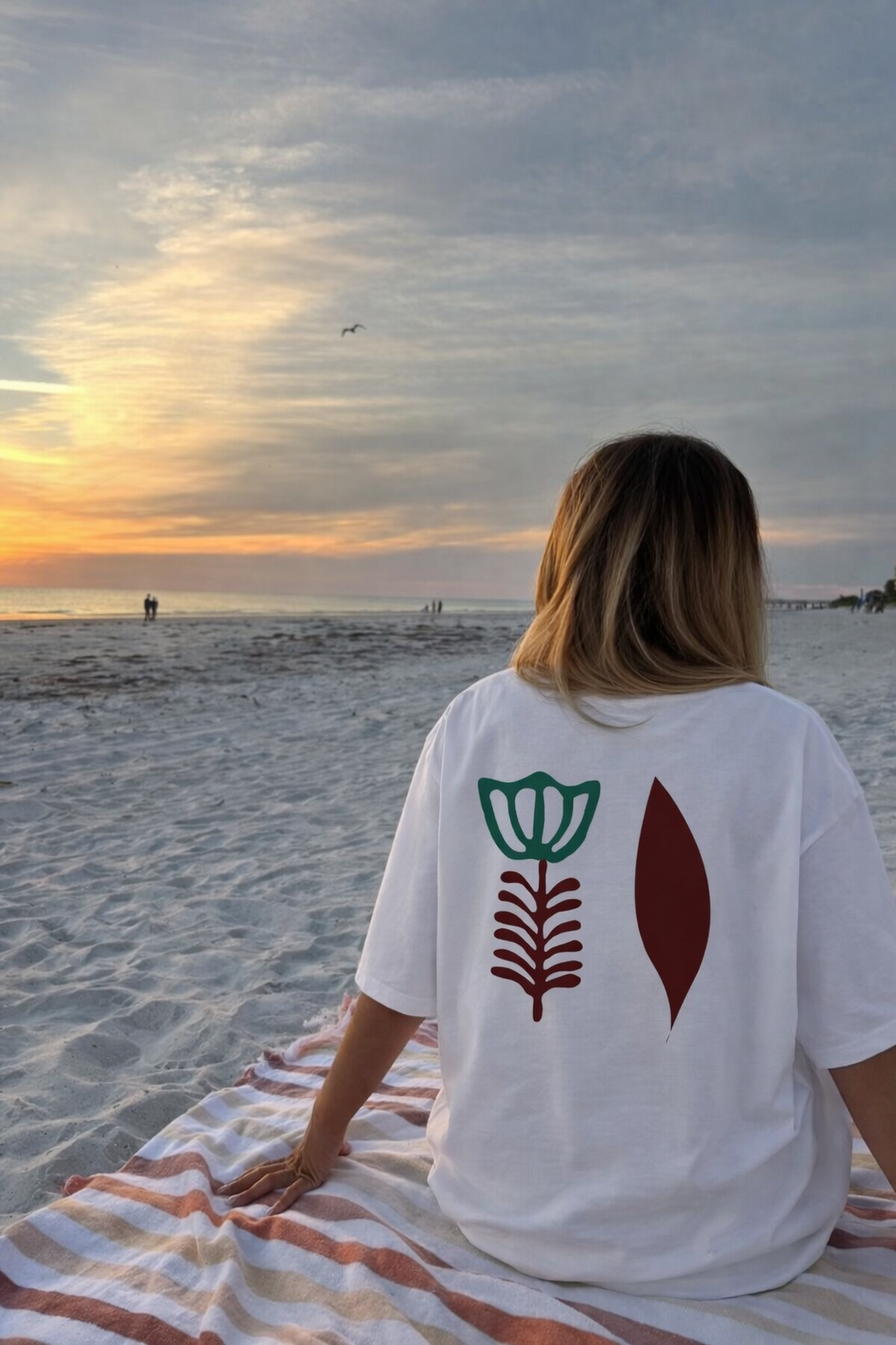 Ahweh Flower Oversized Tee