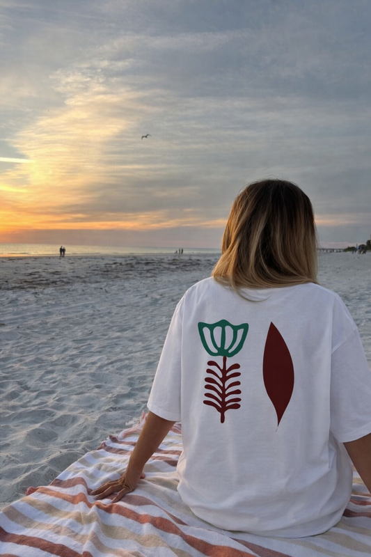 Ahweh Flower Oversized Tee